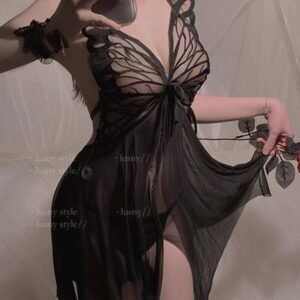 Mesh camisole nightdress