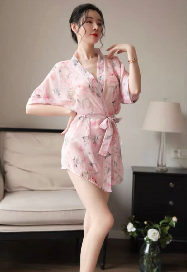 Chiffon floral nightdress - Image 3