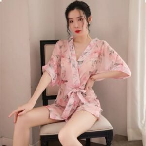 Chiffon floral nightdress